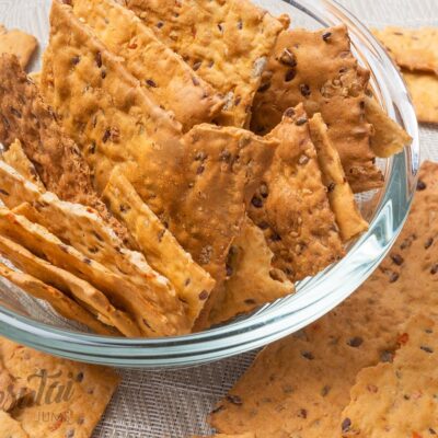 Krekeriai su čili pipirais, 500 g