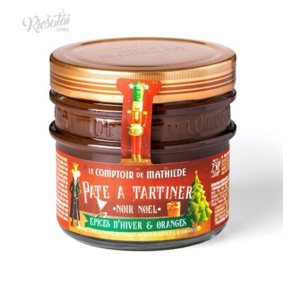 „MATHILDE“ tamsaus šokolado „Kalėdinis kremas su apelsinais“, 250 g