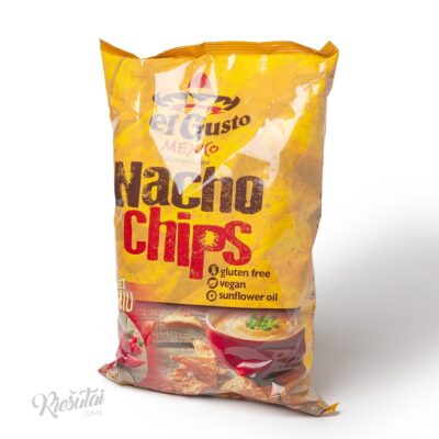 „EL GUSTO MEXICO“ nachos traškučiai su čili paprikomis, 180 g
