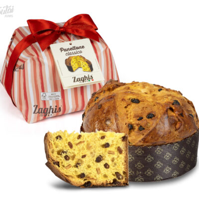 Panettone tradicinė „ZAGHIS“, 750 g