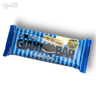 Avižinis batonėlis „MA BAKER Giant Bar“ traškaus sausainio skonio, 100 g
