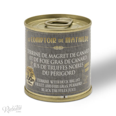 „MATHILDE“ ančių kepenėlės „Foie Gras“ su trumais, 100 g