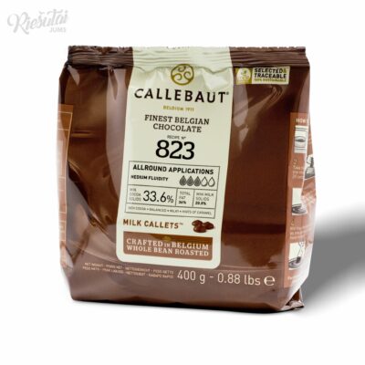 „CALLEBAUT“ belgiškas pieniškas šokoladas, 400 g