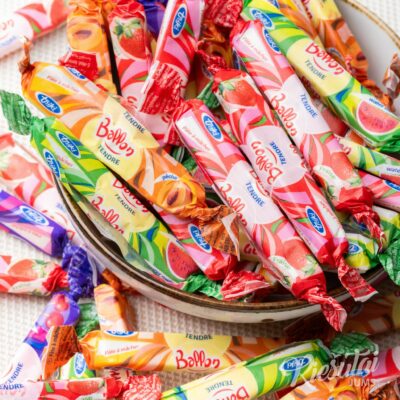 Spalvotos vaisių skonio kramtomos lazdelės, 1 kg