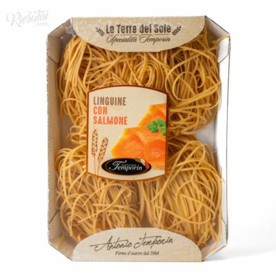 „PASTIFICIO TEMPORIN“ lingviniai su lašiša, 250 g