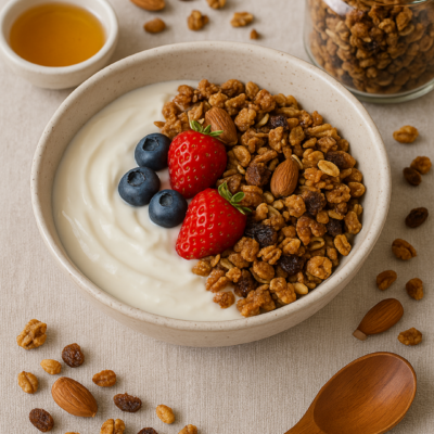 Granola – traškus pasirinkimas visiems skoniams