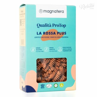 „MAGNATERA“ raudonųjų lęšių, linų sėmenų ir bolivinės balandos makaronai, 250 g