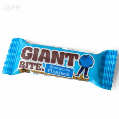 Mini avižinis batonėlis „MA BAKER Giant Bite“ su mėlynėmis, 42 g