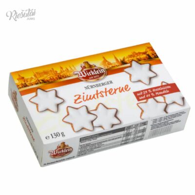 „Wicklein“ imbierinės cinamoninės žvaigždutės su cukraus glaistu, 130 g