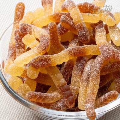 Guminukai „Cukruotos kolos skonio kirmėlės“, 1 kg