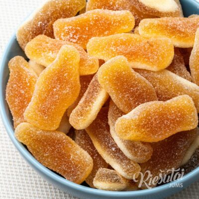 Guminukai „Cukruoti kolos skonio buteliukai, 1 kg