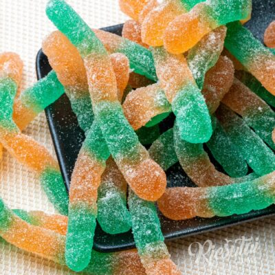 Guminukai „Cukruotos kramtomosios gumos skonio kirmėlės“, 1 kg