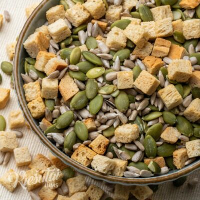 Mišinys salotoms ir sriuboms su skrebučiais, 1 kg