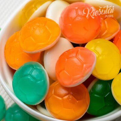 Guminukai „Vaisiniai futbolo kamuoliai“, 1 kg