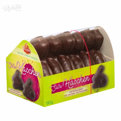 „Wicklein“ velykiniai meduoliai „Triušiukai“ aplieti juoduoju šokoladu, 190 g