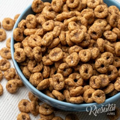 Baltyminiai žiedeliai cinamono skonio, 500 g