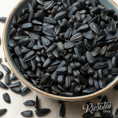 Kepintos ir sūdytos juodos saulėgrąžų sėklos, 1 kg